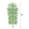 Artificial Palm Leaves Lifelike Tropical Faux Palm Fronds for Wedding Home Decoration Light Green 1.4m