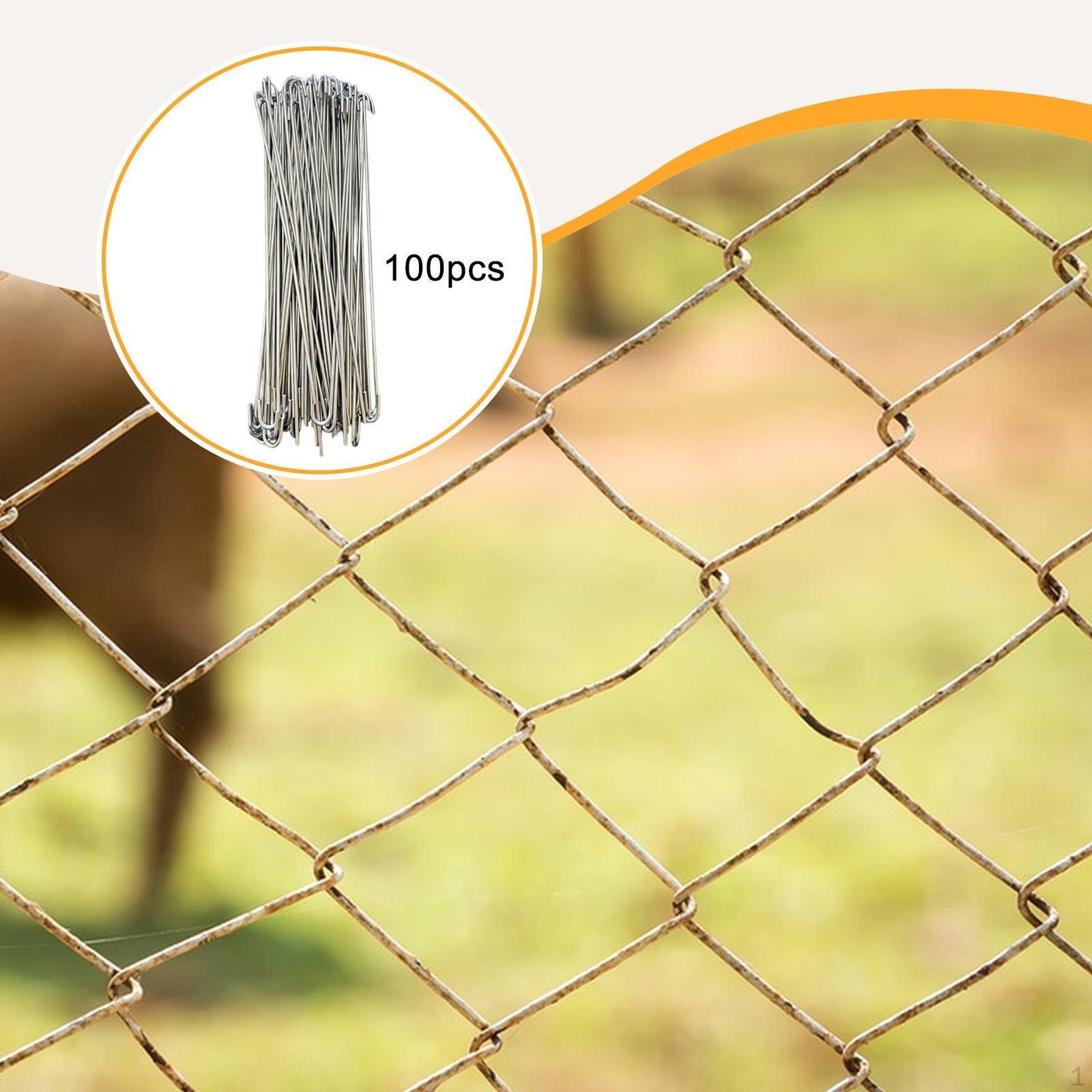 

100 стяжек для сетки рабицы для крепления планок в саду 10.5 Inch