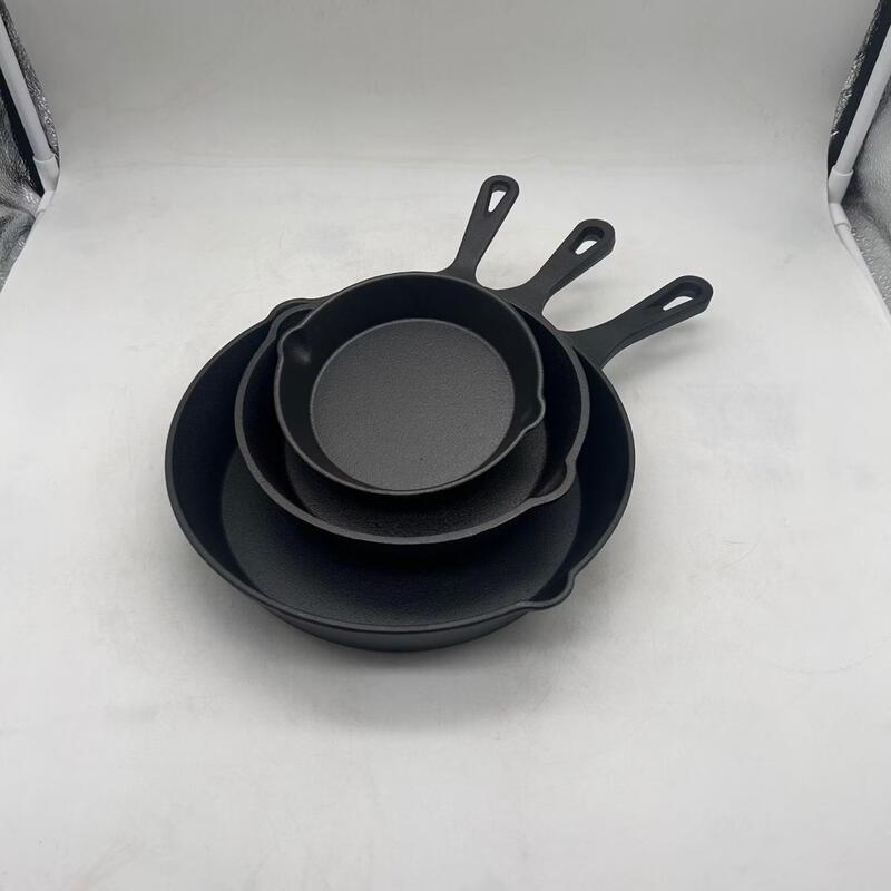 Ensemble de poêles à frire à steak en fonte Wu Tuo