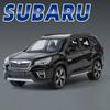 1/32 Subaru Forester SUV Alloy Off-Road Vehicle Miniature Scale Model Car Diecast Metal Sound and Light Collection Children Toy Gift
