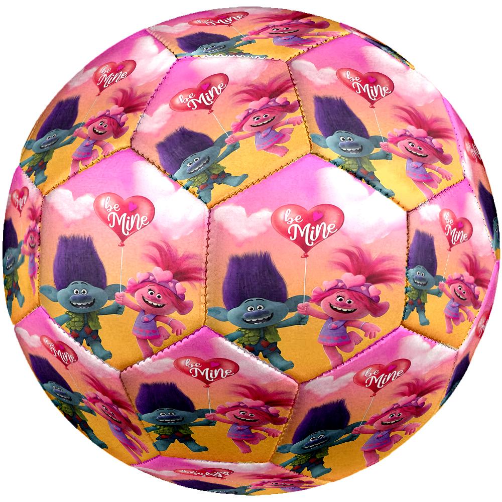 Trolls Theme Size 5 Soccer Ball, Suitable for Both Indoor and Outdoor Matches, a Gift Suitable for Everyone.