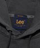 Dyed Label Hoodie Pigment Charcoal