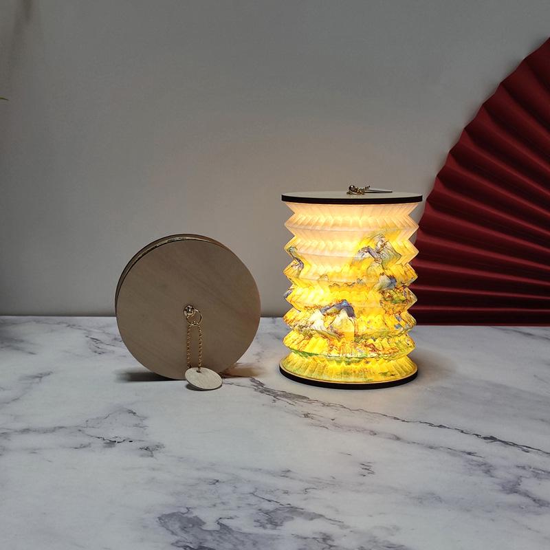 High-End Portable Foldable Book Light Lantern: The Perfect Creative Atmosphere Gift