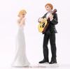 Topper divertenti per torta nuziale Bambole Romantici Sposi Figure Stand Topper Decorazioni Forniture Sposarsi Statuetta in Resina