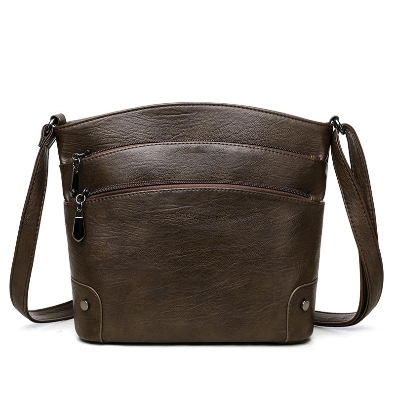 Retro small bag New fashion women's bag Trend women's shoulder bag Casual simple messenger bag