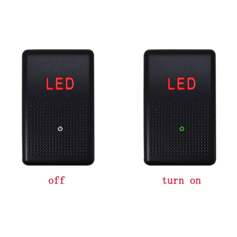 1PC music Radar Parking Sensor speaker Recorder Monitor Front Fog Light Spotlight Switch Button For Great Wall Haval