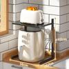Air Fryer Storage Rack for Household Double Rice Cooker Rice Cooker Kitchen Layered Adjustable Shelf