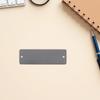 10pcs Stainless Steel Name Plate 70X25Mm Blank Metal Tags For Engraving Diy Industrial Machinery Signage Craft