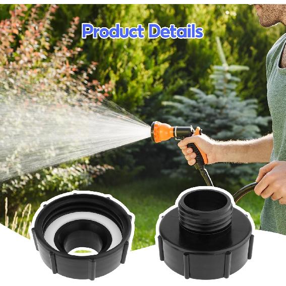IBC Tote Adapter, IBC Tank Fitting,Garden Hose Adapter,3 Inch 100mm To 2 Inch 50mm, Easy To Install