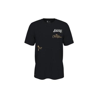 NBA 2020 Los Angeles Lakers Basketball Short Sleeve T-Shirt Men Tops Black DN4816-010