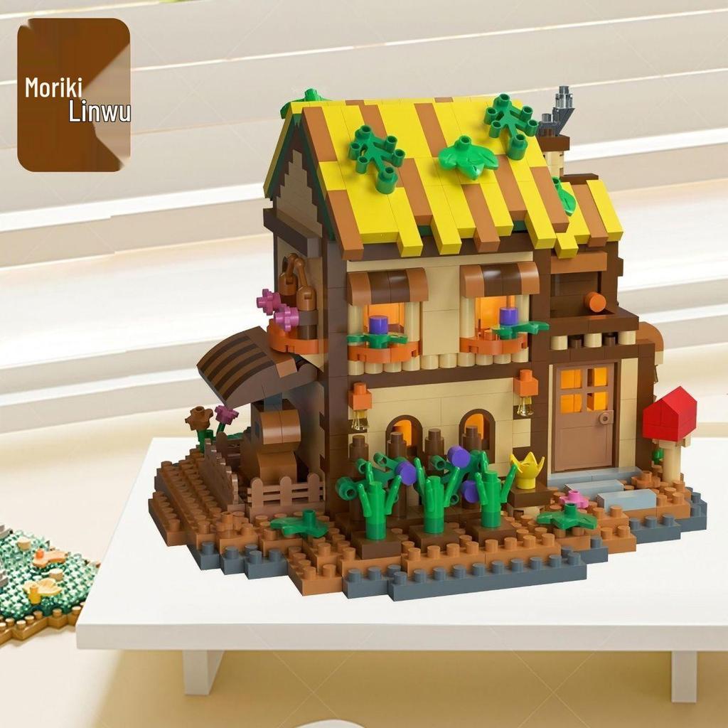 Internet Sensation Forest Treehouse Model Micro Building Blocks Toy - Perfect Gift for Friends