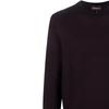 Emporio Armani Loose Fit Crew Neck Long Sleeve Ribbed Knit Sweater Men Sweater Dark-Brown 6K1MXP-1MQYZ-F980