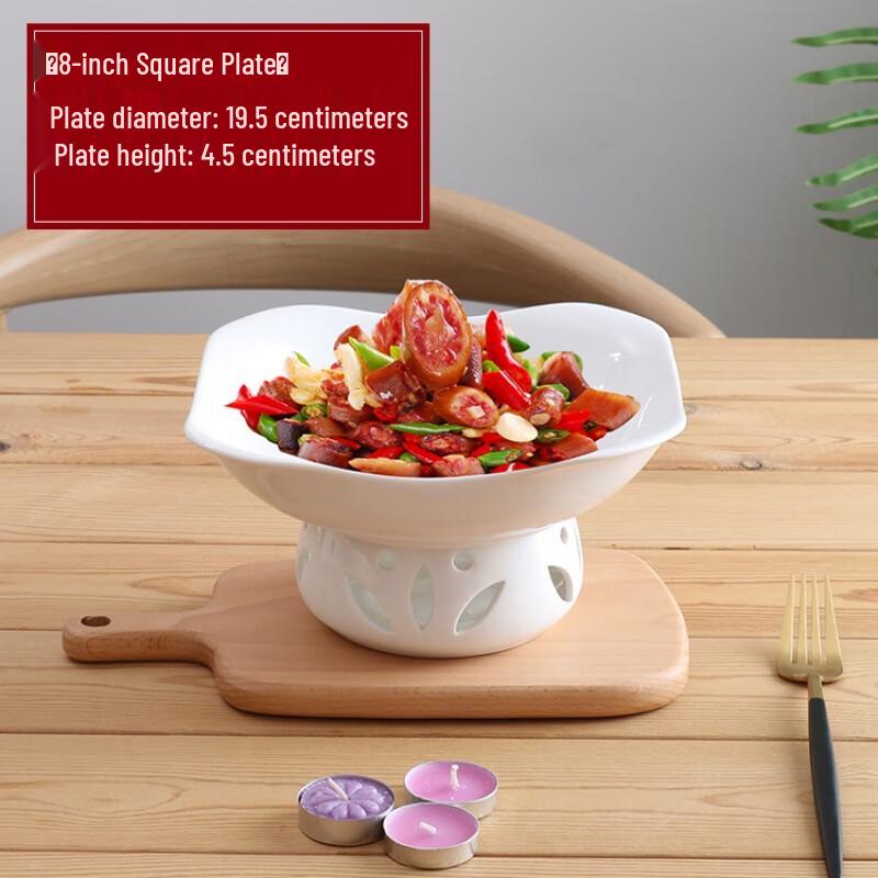 Набор: Керамическая подогревающая плита и спиртовая горелка SMVP