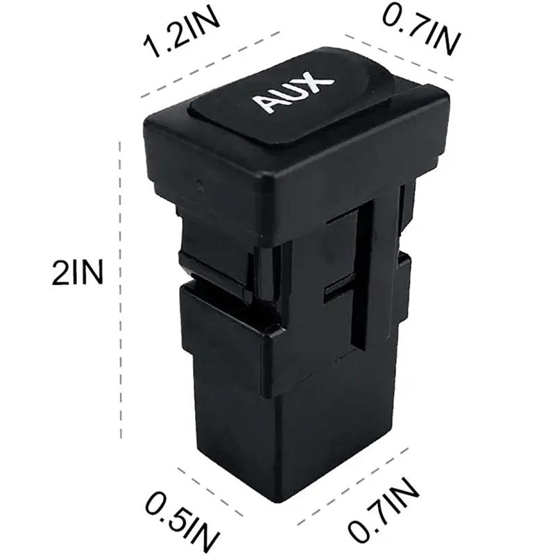 AUX Auxiliary Input Jack Aux Port Audio Connector For TOYOTA CAMRY 2007 2008 8619006010