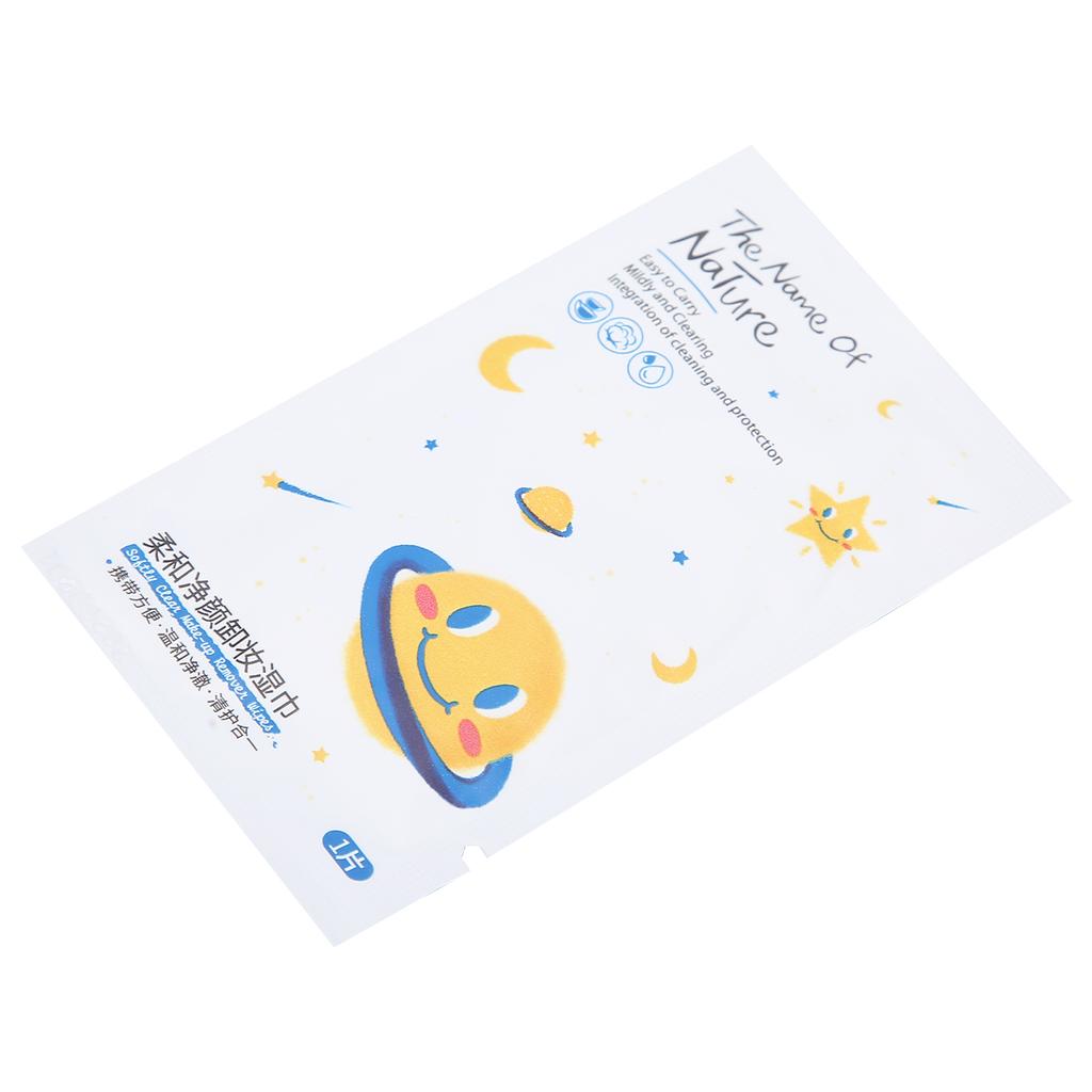 30Pcs Portable Makeup Removal Wipes Soft Gentle Face Cleasing Wipes Cleaning Towelettes