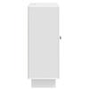 Sideboard High Gloss White 66 X 34.5 X 90 Cm Particleboard