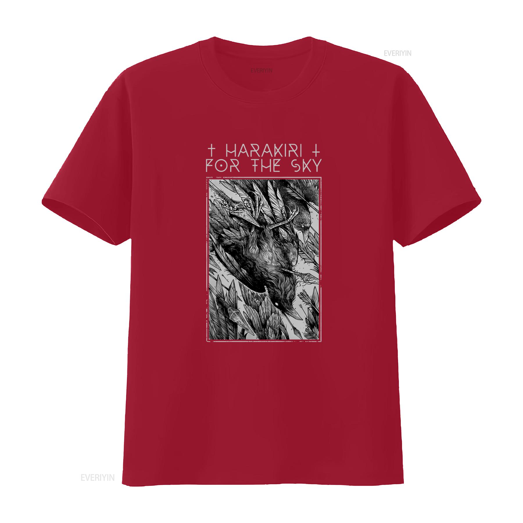 Harakiri For The Sky Falling Bird T Shirt Unique Art Print Design High Quality Fabric Perfect Fashion Forward Individuals S