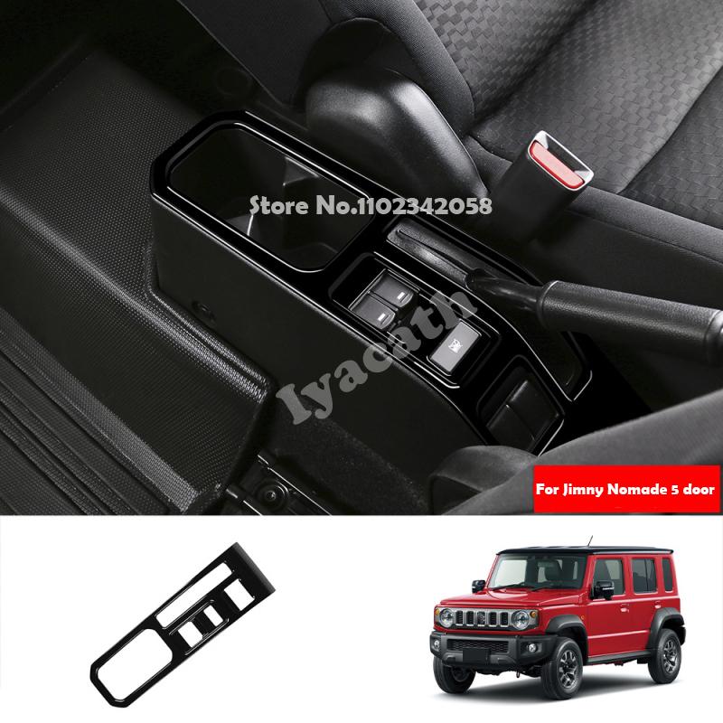 RHD FOR SUZUKI Jimny Nomade 5 Door /SIERRA 3 Door 2025 2026 ABS Carbonfiber Handbrake Button Panel Frame Interior Accessories