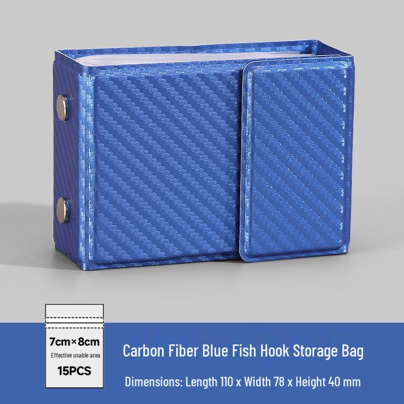 10-teilige US NAKO Wasserdichte EVA Rostfreie Köderfischerei Haken Aufbewahrungstasche