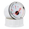 52mm Water Level Gauge 0~190 Ohm for Marine Car Boat Yacht 12V/24V Water Tank Level Gauge Red Backlight Fuel Level Indicator