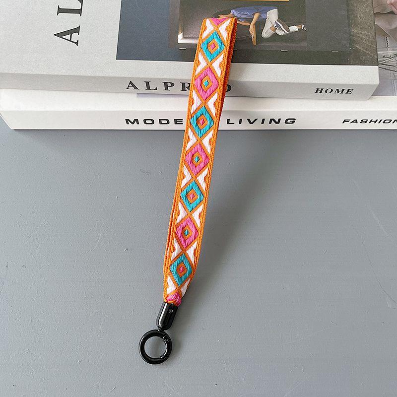 Neues, farbenfrohes Universal-Lanyard für Mobiltelefone, Handgelenkschlaufe, kurzes Seil, Handschlaufe, dekorativer Anhänger