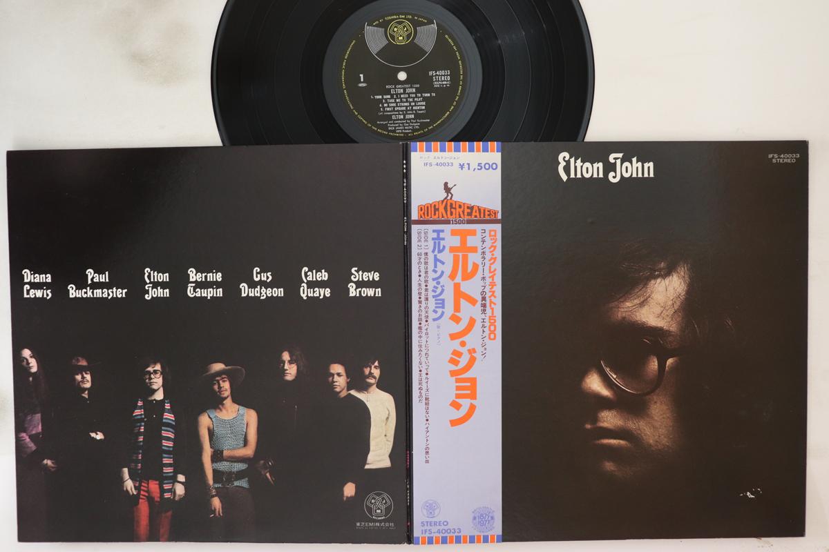 

LP Пластинка ELTON JOHN - Элтон Джон IFS40033 DJM 1970 Япония Оби Рок