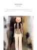 White-Gray High-Waisted Petite Micro-Flared Slimming Horseshoe Pants for Women, Spring/Autumn 2025 Collection