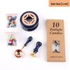 Wooden Sealing Wax Melting Furnace Set with Wax Pellets for Journals and Seals