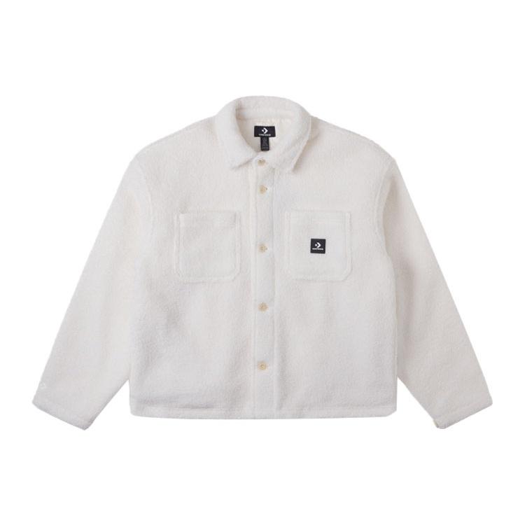 Converse Sherpa Seasonal Jacket Asia Sizing White Men s 10025268-A01 XL