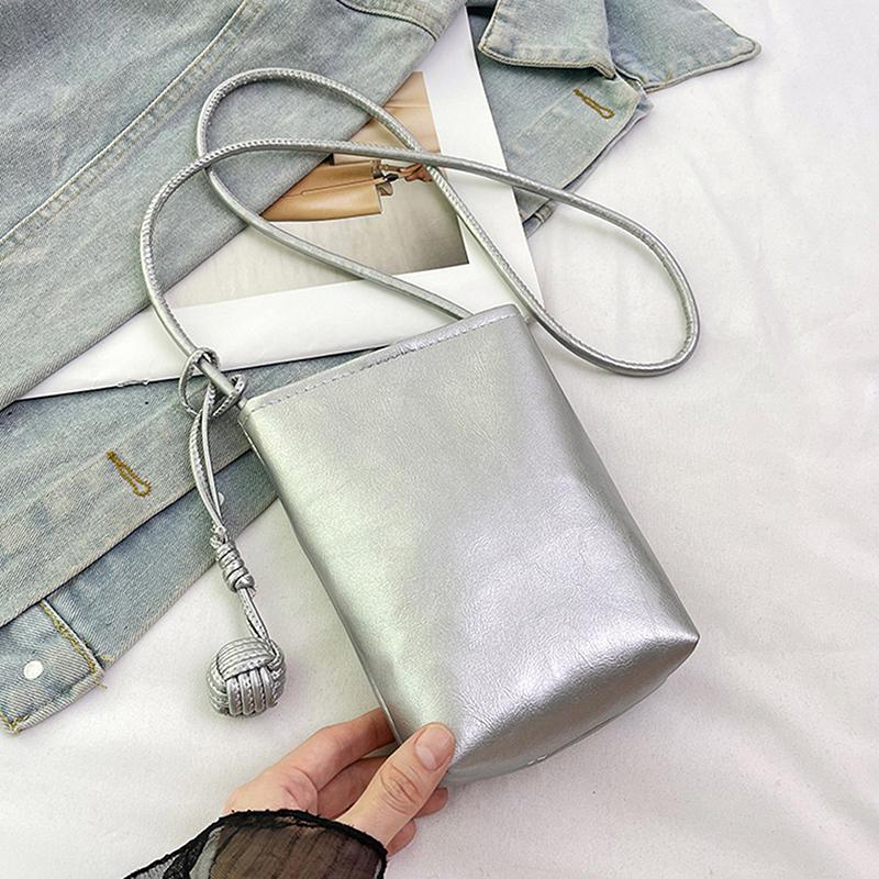 

Женская кожаная маленькая сумка кроссбоди, дизайнерская сумка для мобильного телефона, легкая наплечная сумка, женский дорожный кошелек