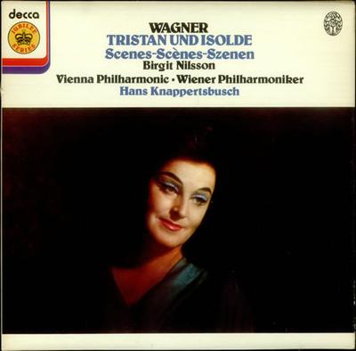 LP Deska WAGNER BIRGIT NILSSON VIENNA PHIL Wagner Tristan Und Isolde Scény JB58 Decca 1979 UK Klasická Použitá