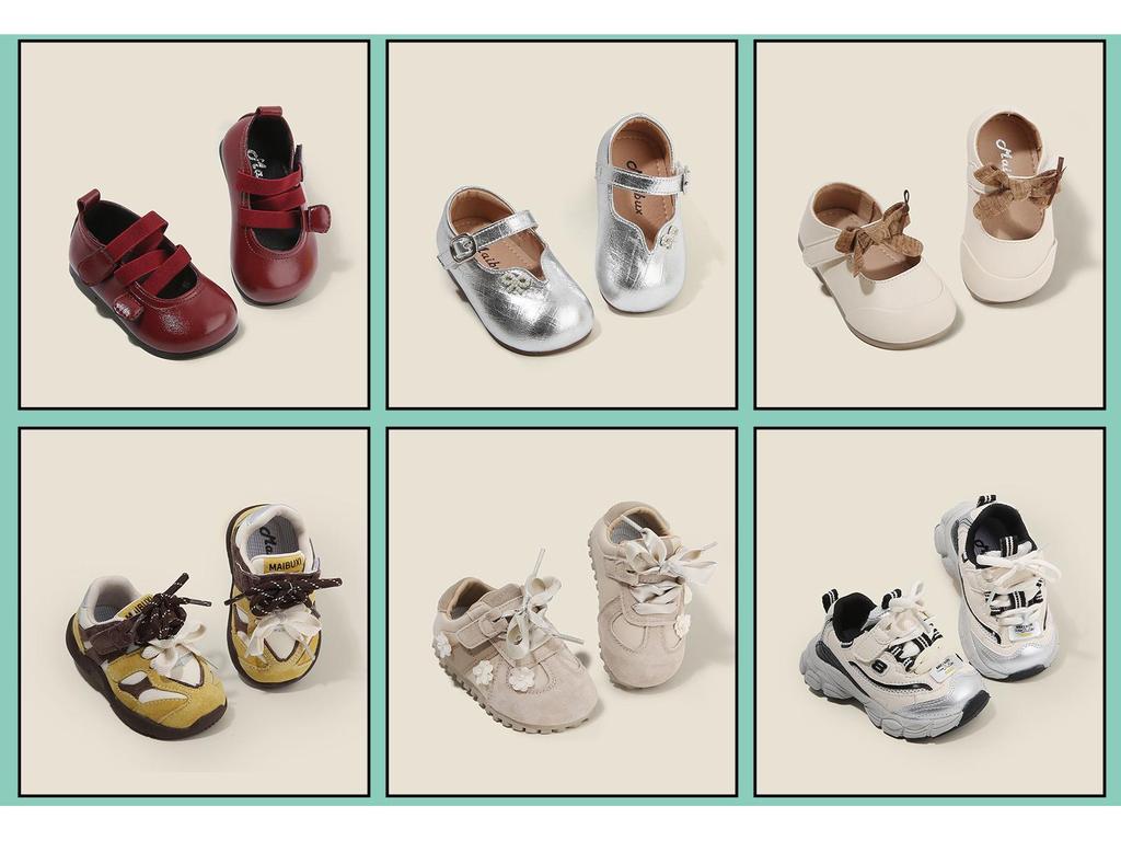 Winter-Gehschuhe für Kleinkinder aus Leder: Koreanische Kinderschneestiefel mit Fleece & Baumwolle für Babys und Mädchen.