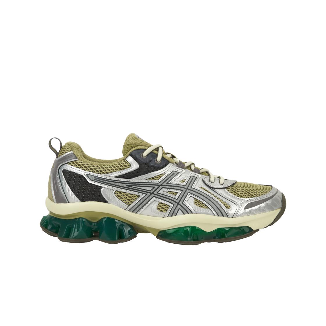 ASICS Gel Quantum Kinetic Khaki Beige Pure Silver Unisex Sneaker Grün 1203A270-252 42.5
