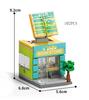 City Japanese Street View Food Vehicle Shop Barbecue Sushi Shaved Ice Ramen Car Model Building Blocks Friend Girl Bricks Toy