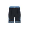 Спортивные шорты для баскетбола FW24 Dri-FIT с цветным блоком и логотипом, дышащие, быстросохнущие, удобные, со средней посадкой, мужские шорты черного цвета DX1488-017