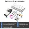 5 Way 2 Position Pneumatic Air Control Solenoid Valves Block Replacement 4 Station Solenoid Valves Manifold Enduring