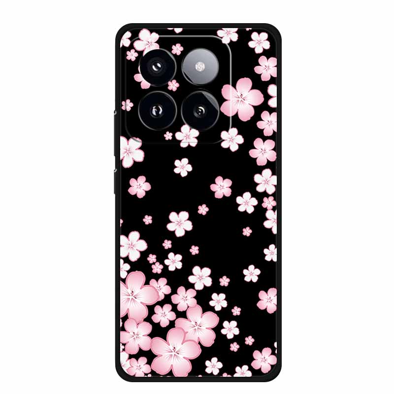 For Xiaomi 14T PRO Case Luxury Soft Silicone TPU Phone Cases Back Cover For Xiaomi14T Bumper Protective Shockproof Love fundas