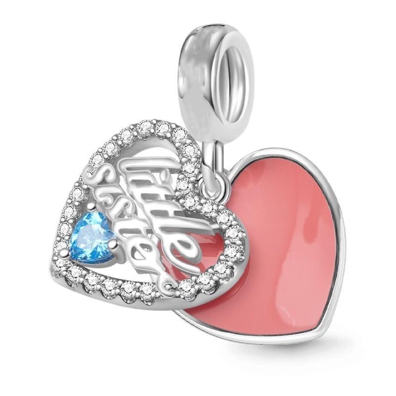Copper Plated Family Series Dog Bead Fit Original Bracelet Diy Shining Mother Charms Jewelry Gift Women Pendant