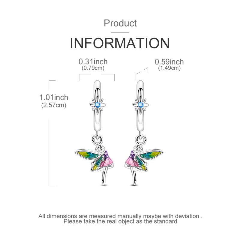 Original 925 Sterling Silver Purple Flower Owl Earrings Women 2025 Zircon Ear Studs Sparkling Pave Hoop Earring Jewelry Gift