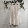 Korean Style Spring Summer Women Solid Basic Skirt Elastic Waist Simple Cotton Linen Skirt Elegant Feminine Ladies' Chic Skirt