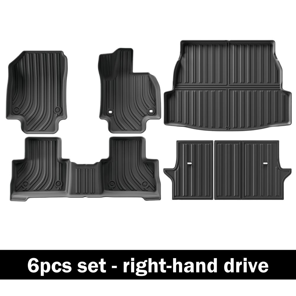 RHD Car Floor Mats For Toyota RAV4 RAV-4 2025 2025 2025 2025 2020 2019 TPE Waterproof Floor Liner Trunk Mat Backrest Pad