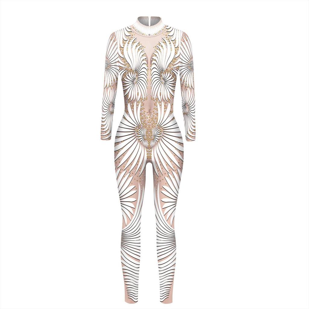 Halloween 3D Robot Armor Parent-Child Cosplay Jumpsuit