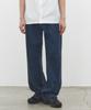 DECET Deep Pleats Wide Jeans Dcpt030Ylblue