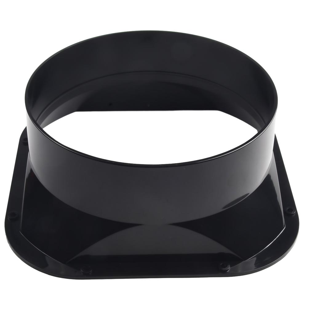 100-200MM ABS Veggflenskobling Ventilasjonsrør Luftkanalforkobling Eksosrørforbindelse Luftsystem Ventilasjonsuttak Skjøt