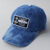 Military Fade Denim Low Cap Embroidered Hat American Casual Summer Baseball Cap Indigo 068 [Avirex] Men's MA-1