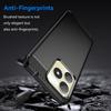 For Realme Note 50 4G Case Carbon Fiber Texture Anti-drop TPU Back Cover