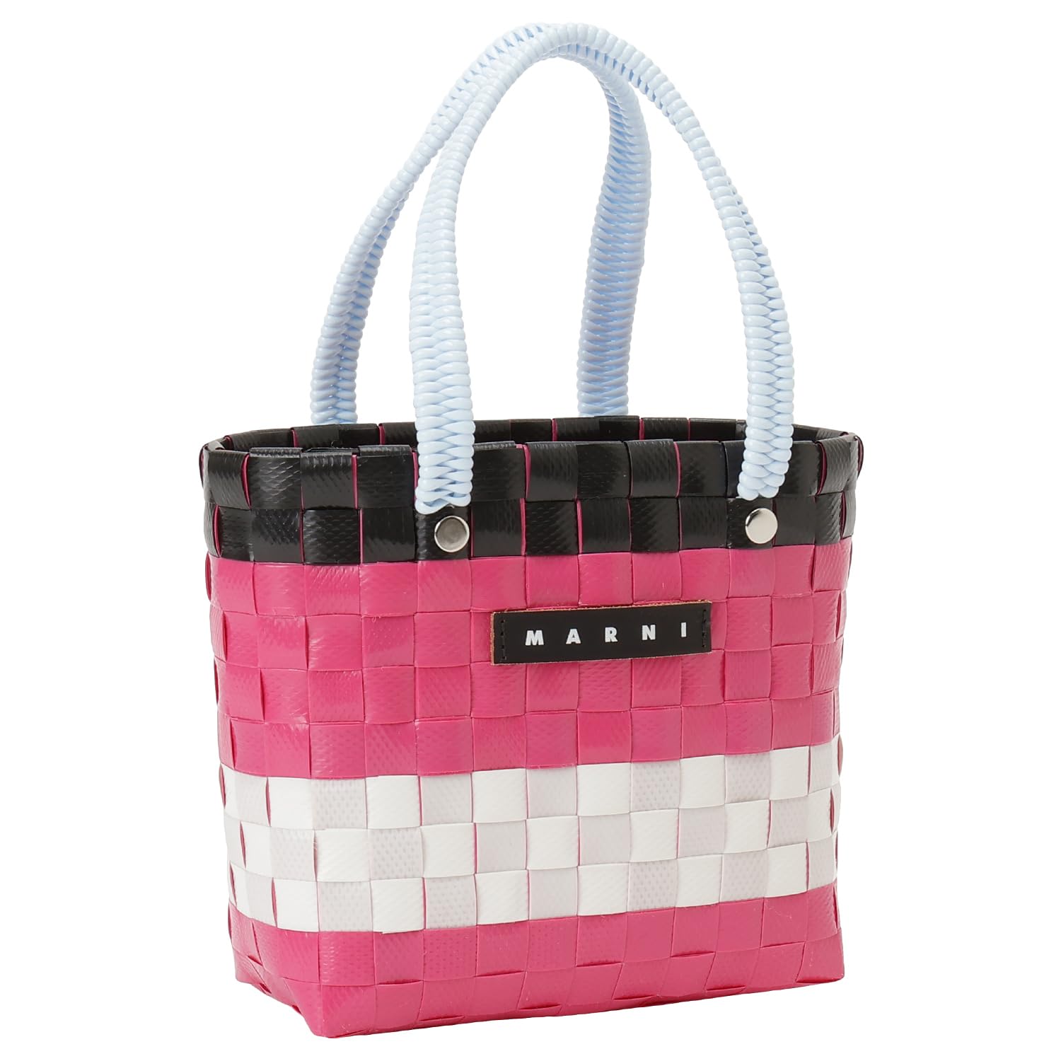 

Marni Kids Sunday Morning Bag Basket Bag Mini Handbag Logo Woven Bag Picnic Bag MARNI KIDS SUNDAY MORNING BAG M00816 M00IW [Marni] Pink/White (0MC25)