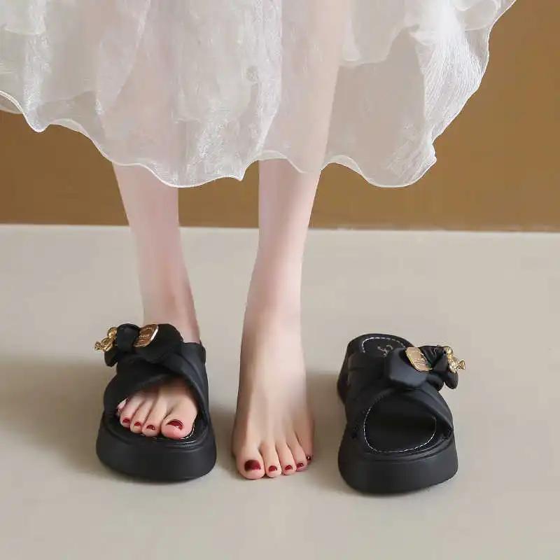 Fashion Without Back Demi-season Luxury Designer Slippers Sandal Summer Woman Shoes Luxury Slides Sneakers Sports Deals Snekaers