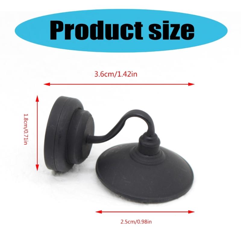 1/12 Scale Dollhouses Black Sconce Miniature Furniture Pretend Play for Kids Doll House Furniture Model for Dollhouses