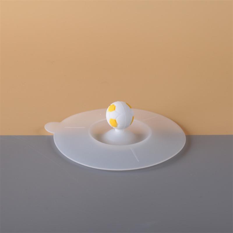 Triangular Division, Shell-shaped Cup Lid, Silicone Cover, Food-grade, Dust-proof, Universal